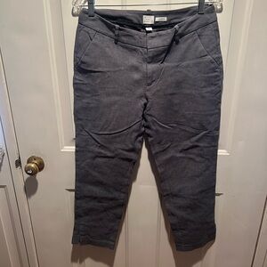 a new day, grey cropped dress pants